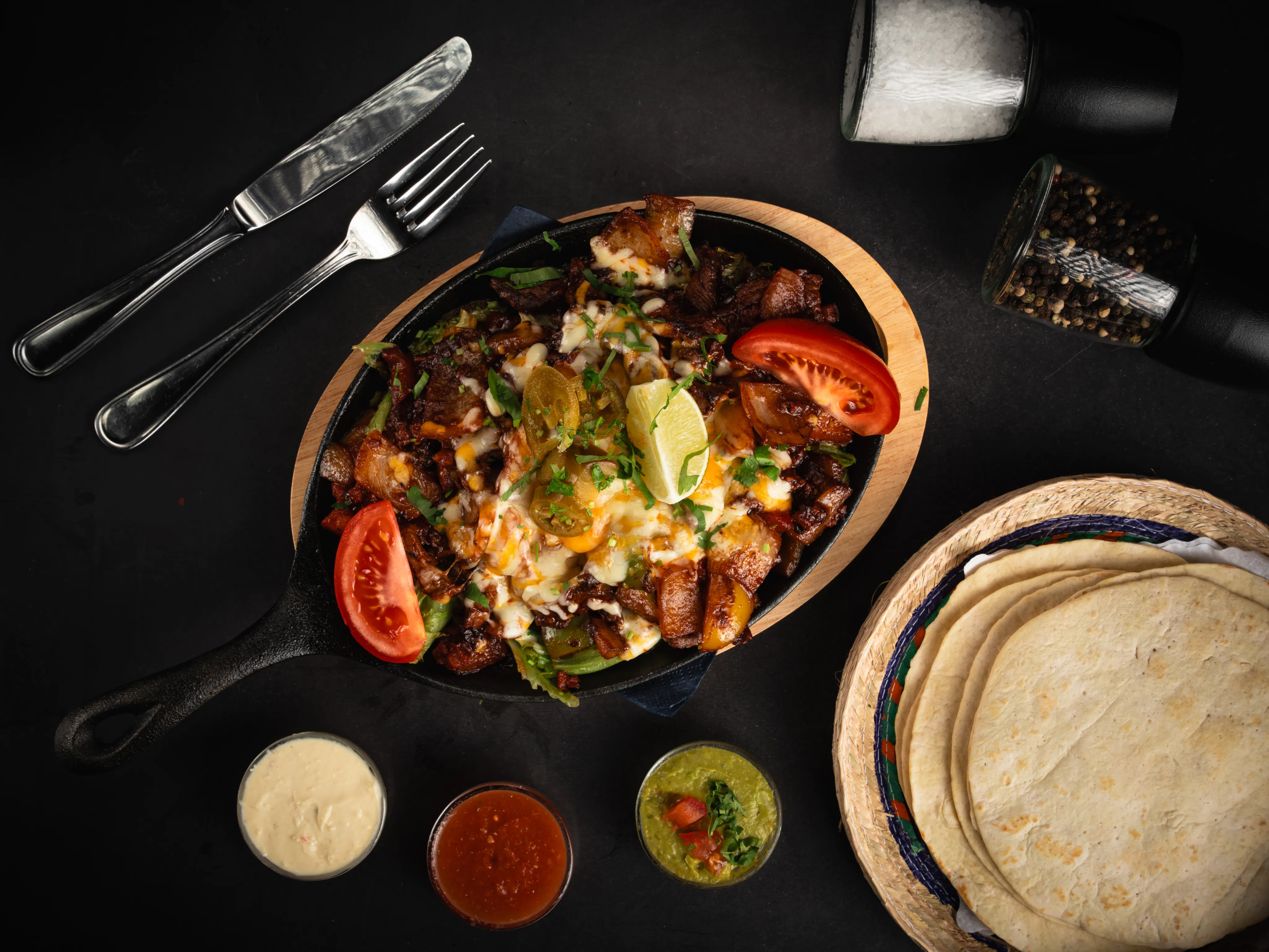 Tacos Mexicanos de Carne y Chorizo